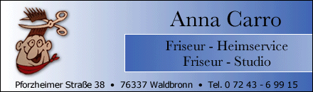 Friseur Anna Carro Waldbronn