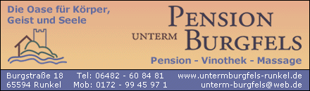 Pension unterm Burgfels Runkel