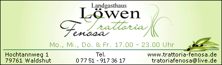 Gasthaus Löwen Trattoria Fenosa Waldshut