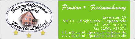 Pension - Ferienwohnung Lüdinghausen