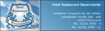 Hotel Garni Bayernstube Tönisvorst