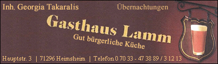 Gasthaus Lamm Heimsheim