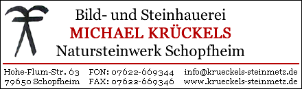 Steinmetz Krückels Schopfheim
