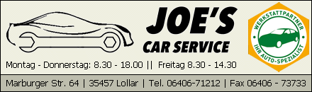 Joe's Car Service Lollar