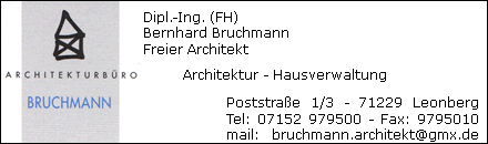Dipl. Ing. Bernhard Bruchmann