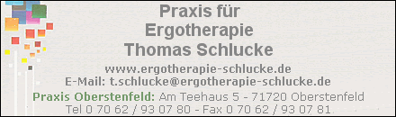 Ergotherapie Schlucke