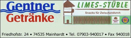 Getränke Gentner GmbH Mainhardt