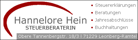 Hannelore Hein Steuerberater Leonberg