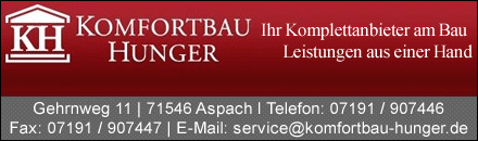Komfortbau Hunger GmbH Aspach