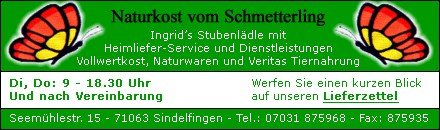 Naturkost Sindelfingen Lieferservice