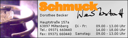 Schmuck Miltenberg
