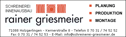 Schreinerei Griesmeier