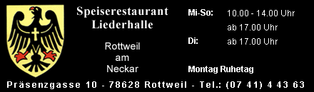 Speiserestaurant Liederhalle